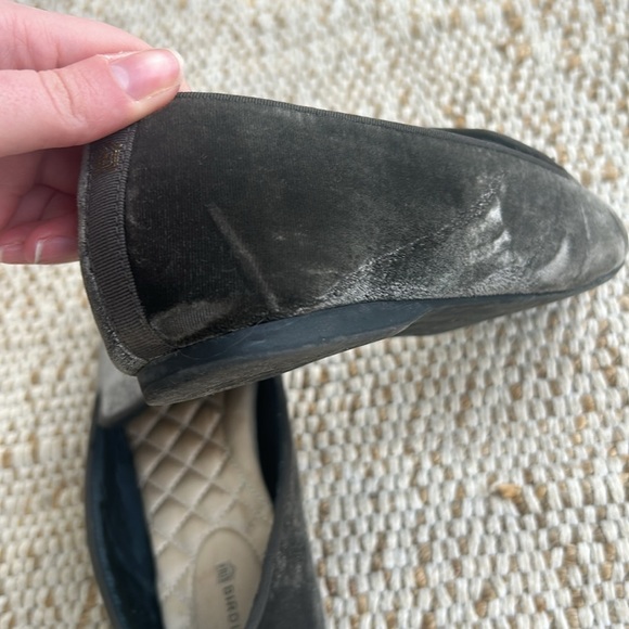 Birdies The Starling Velvet Flat Black Brown Women’s Slip On Loafers Size 7.5 - Picture 4 of 7